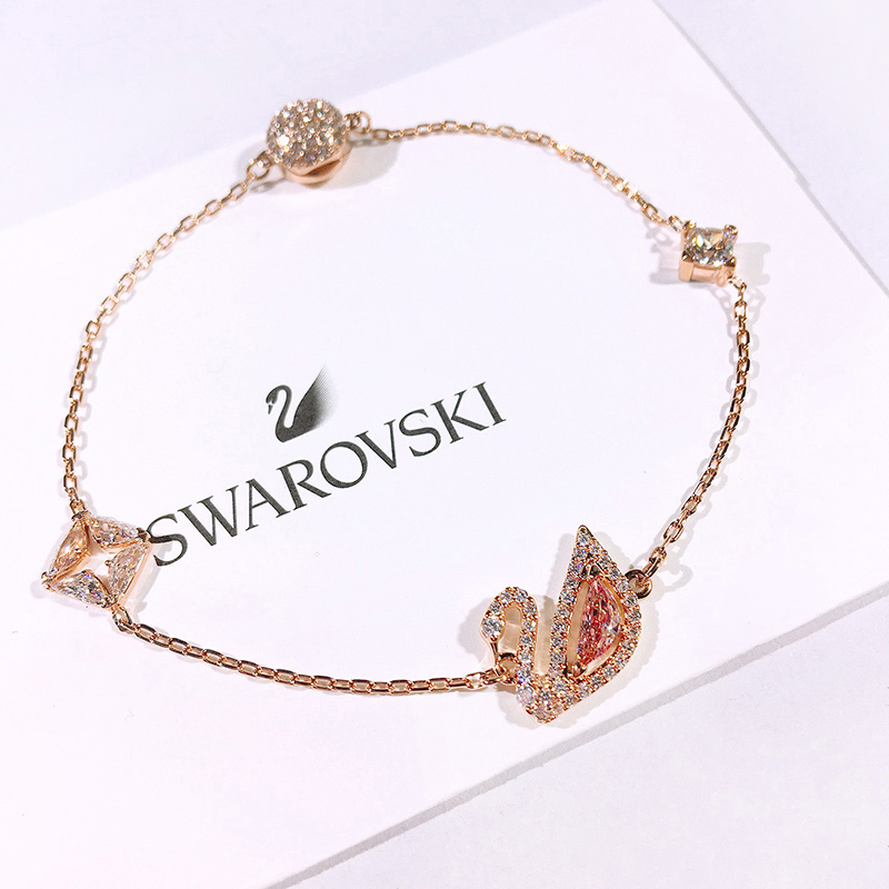 Swarovski 施华洛世奇 女士浪漫天鹅球形搭配手链 S号 5485876