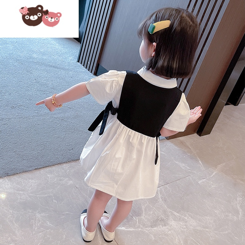 绿彩虹光女童连衣裙夏季洋气2022新款网红女孩宝宝儿童装衣服夏款夏装裙子