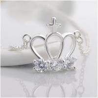 N612 Women Silver Necklace 镀925纯银女项链日韩版锁骨链潮人送女朋友七夕情人节礼物