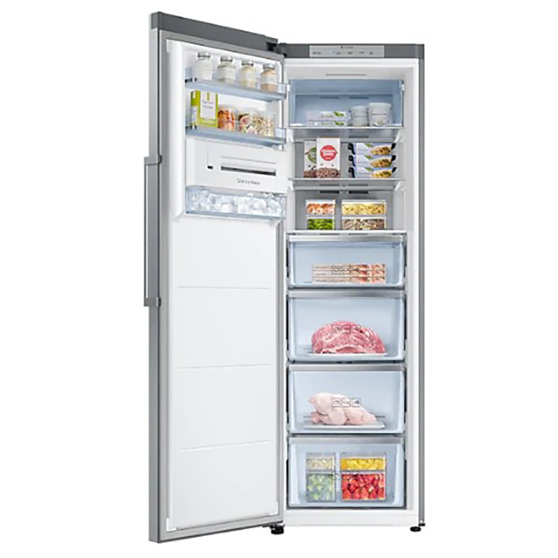 三星(SAMSUNG)RZ32M70357F/SC 超大容量智能控温嵌入式贴合冷冻冰箱 银色高清大图