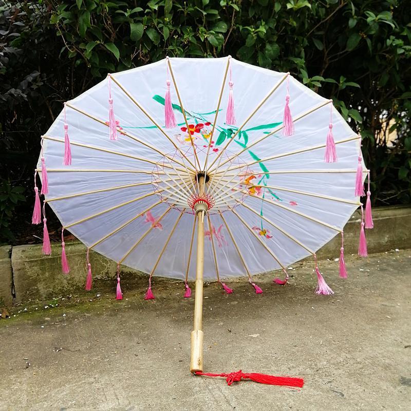 古装伞汉服油纸伞古苏伞拍照舞蹈伞带流苏摄影道具伞婚礼装饰
