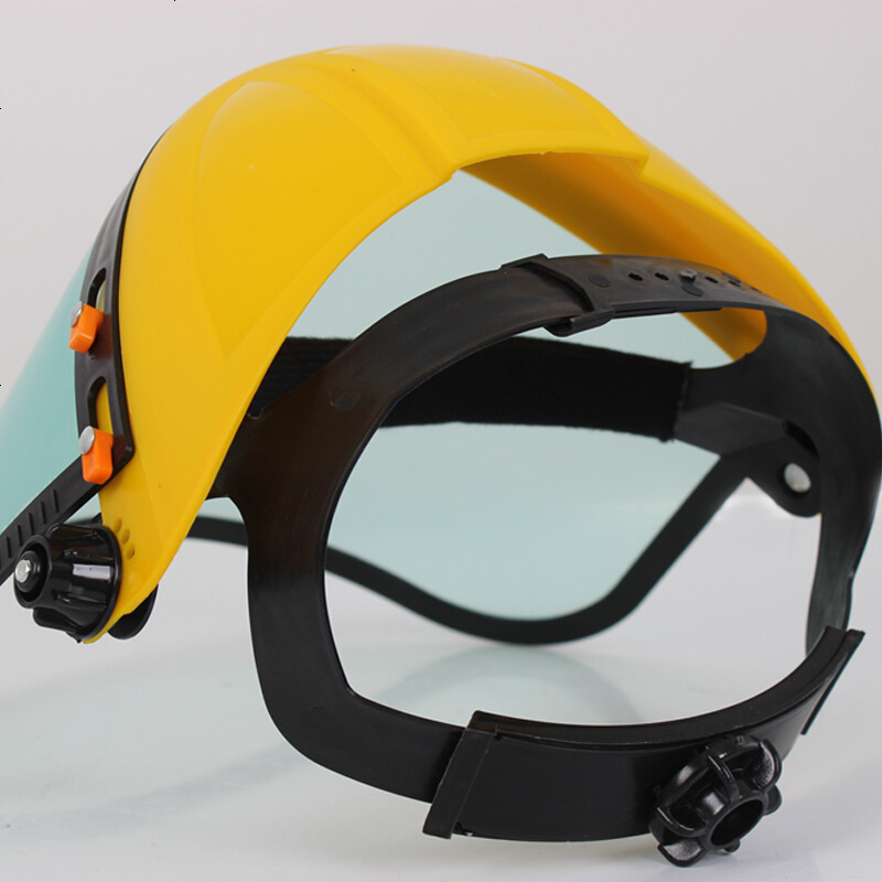 定制透明防护面罩安全帽面屏面具打磨防冲击防飞溅隔热防护面具