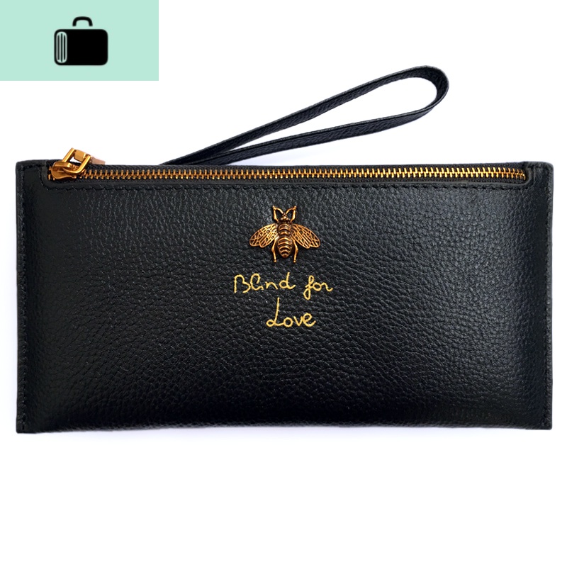 韩版长款女士钱多功能皮夹头层牛皮简约拉链手拿包钱夹超薄NEW LAKE高清大图