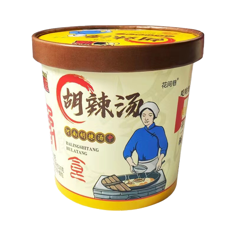 八零食堂胡辣汤桶装逍遥镇正宗河南老字号特产冲泡即食汤麻辣味
