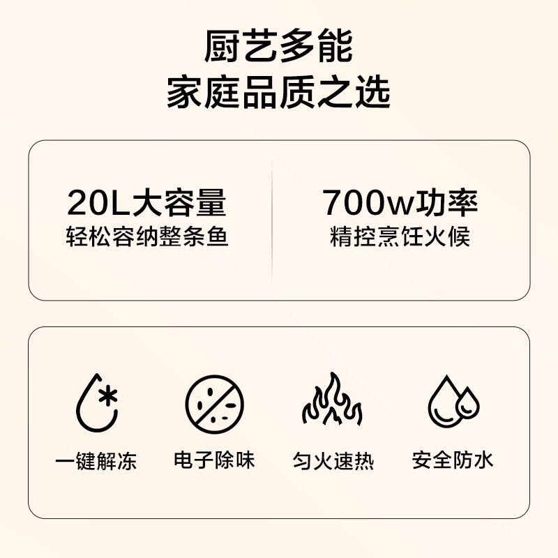 美的(Midea)微波炉 20升转盘 微电脑操控 智能快捷菜单 高效磁控管 防水设计 一键加热M1-L213C图片