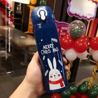 英国Riopoton锐普顿 卡通保温杯 RT500MC 500ml 创意弹跳杯不锈钢便携茶水杯情侣学生礼物杯