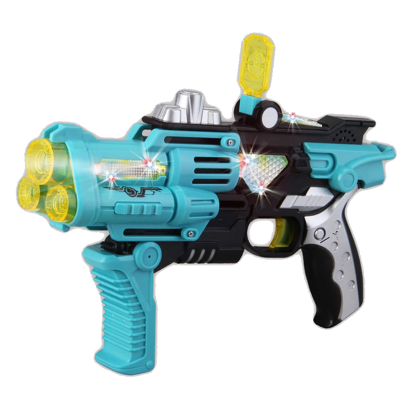 小小部队儿童玩具枪电动玩具枪声光玩具枪炫变光炮参数