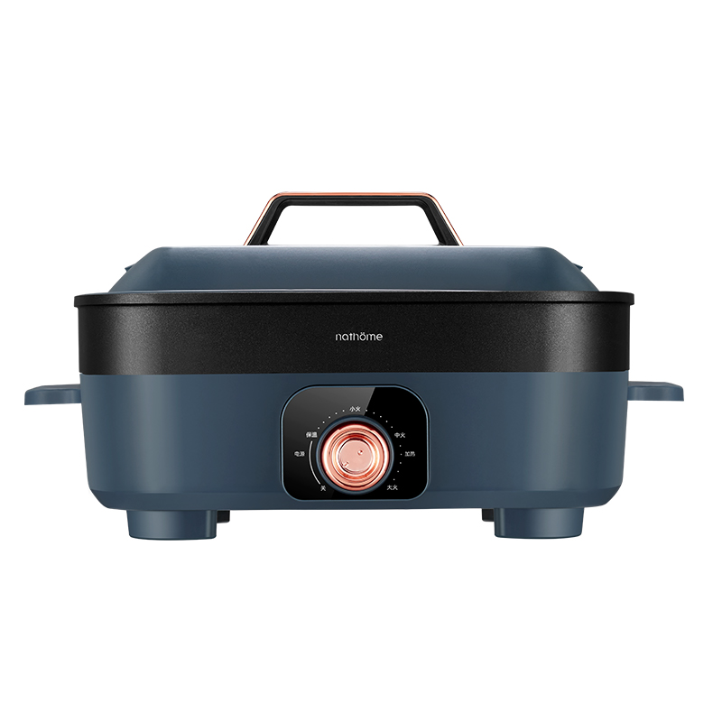 北欧欧慕(nathome)NM-LG1001斯特多功能锅4L蓝色(J)