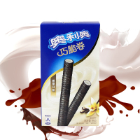 奥利奥(OREO) 饼干 巧脆卷 香草味55g(美味小食)