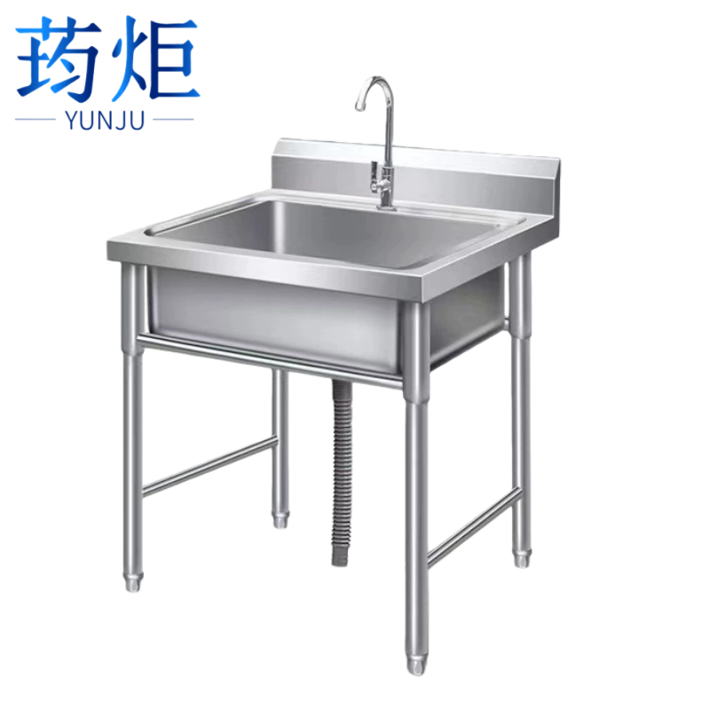 荺炬不锈钢水池60cm台高清大图