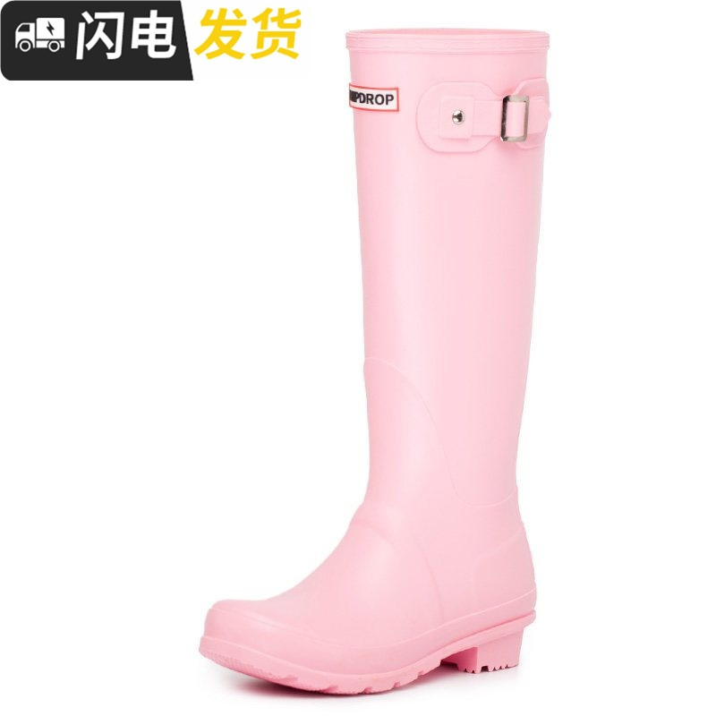 时尚高筒防雨靴女士胶鞋靴防滑鞋户外套鞋秋冬成人雨鞋女启如