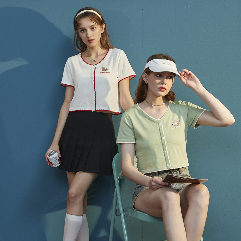 [2.5折价56元]唐狮新款短袖T恤女