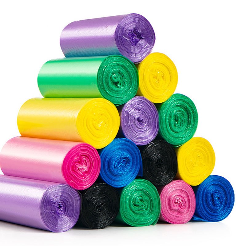 亦睿 12卷中大号垃圾袋连卷加厚彩色垃圾袋家用点断式垃圾袋