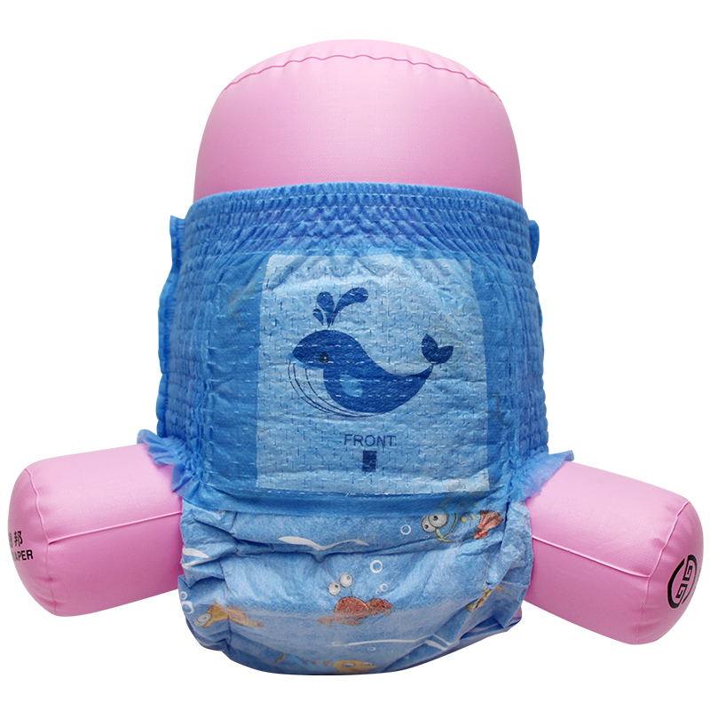 爱琪baby婴儿游泳裤防水游泳纸尿裤拉拉裤M码1片(6kg-11kg)