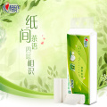 心相印(Mind Act Upon Mind) LR2010（箱装）茶语丝享系列85克10卷4提装4层无芯卫生纸*2份
