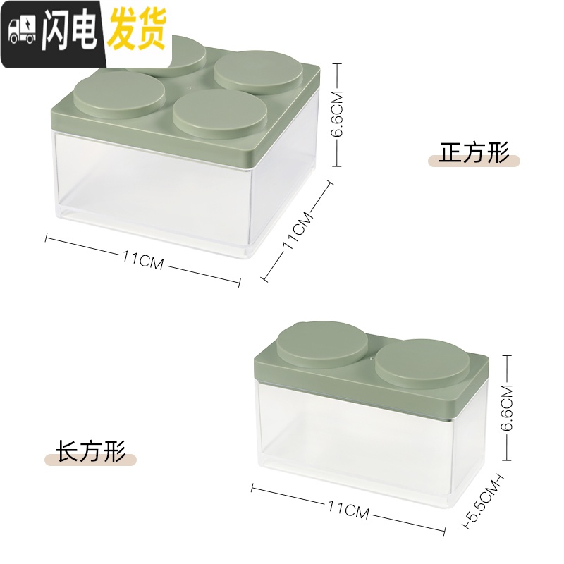 三维工匠时代良品化妆品首饰收纳盒办公桌面小杂物塑料可爱零食夹子整理高清大图