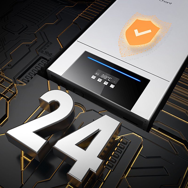 创尔特（Chant）燃气壁挂炉 天然气家用洗浴供地暖两用燃气热水器 20KW采暖炉升级款 L1PB20-HD(B)高清大图