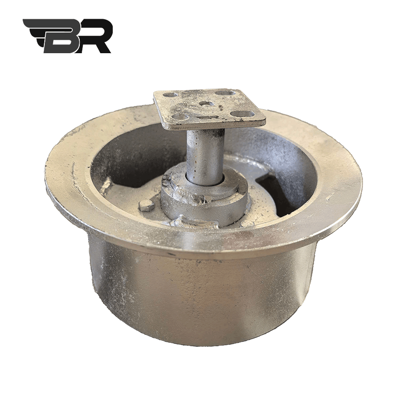 BR 车梯底座轮 215mm铁 个图片