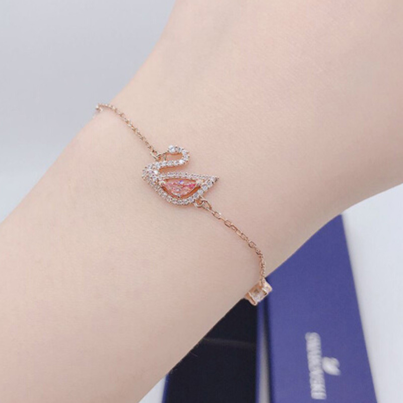 Swarovski 施华洛世奇 女士浪漫人造水晶天鹅球形搭配手链 5485876