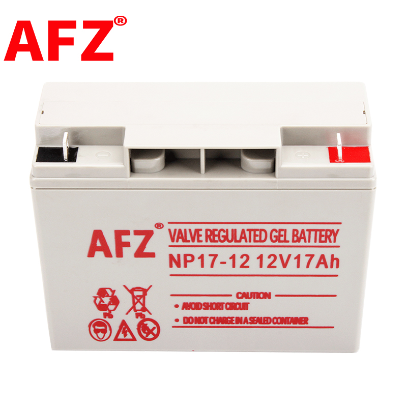 AFZ免维护蓄电池12V17AH电瓶路灯照明消防报警主机直流屏NP17-12高清大图