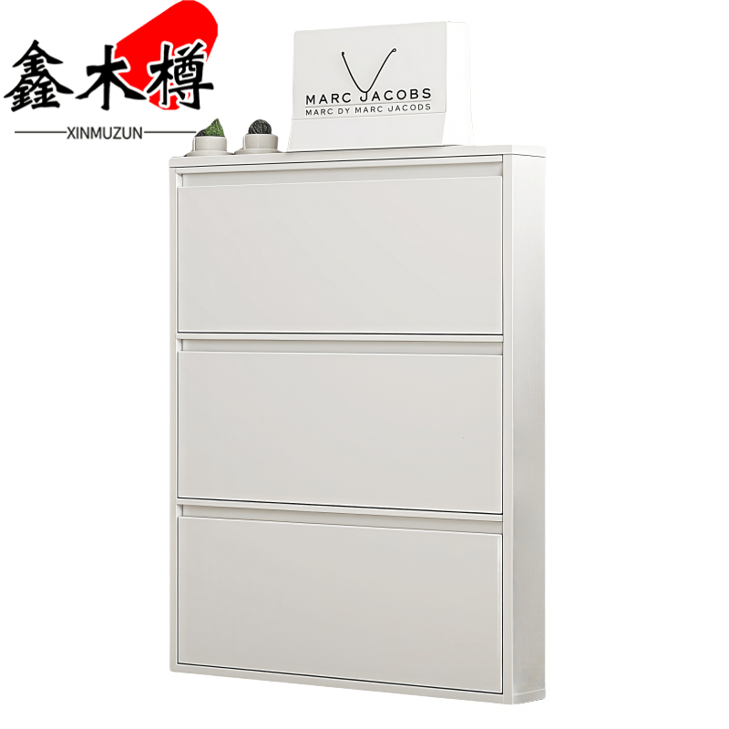 鑫木樽鞋柜80*12.2*103cm个高清大图
