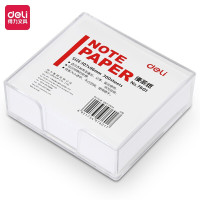 得力(deli)7601带盒便签纸/便条纸/便条本办公用品107×96mm 【5本装】