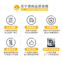 LG FY95TX4 9.5公斤大容量纤薄机身蒸汽除菌人工智能DD变频直驱电机 碳晶银