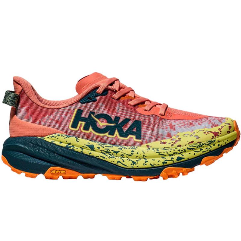 Hoka One One轻量越野女款跑鞋动态网格透气缓震攀爬抓地力强户外徒步鞋高清大图