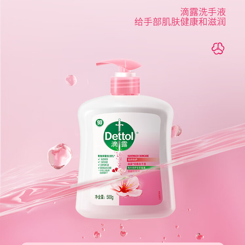 滴露-洗手液滋润倍护500g高清大图