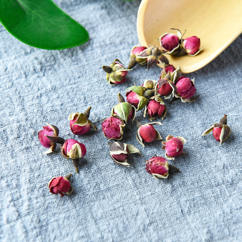 企采严选 金边玫瑰花茶云南野生玫瑰花茶 500g泡水花茶罐装正品