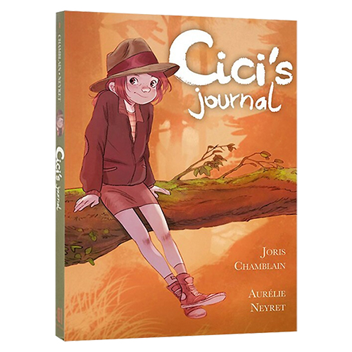 [正版]茜茜的冒险日记1 英文原版漫画绘本 Cici’s Journal小作家历险记 平装 The Adventure高清大图