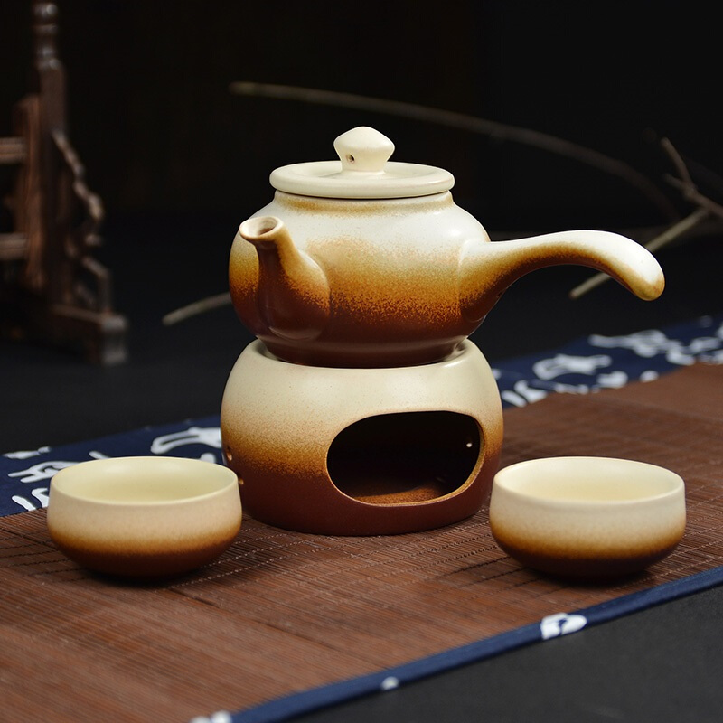 陶瓷温酒壶温酒器煮酒壶烫酒壶暖酒壶白黄酒温酒壶半斤装酒具套装