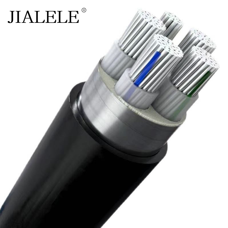 JIALELE 低压4+1 YJLV22-4*6+1*4平方 额定电压0.6/1KV 米高清大图