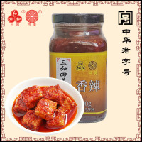 三和四美香辣红方豆腐乳300g调味火锅蘸料腐乳扬州特产瓶装下饭菜