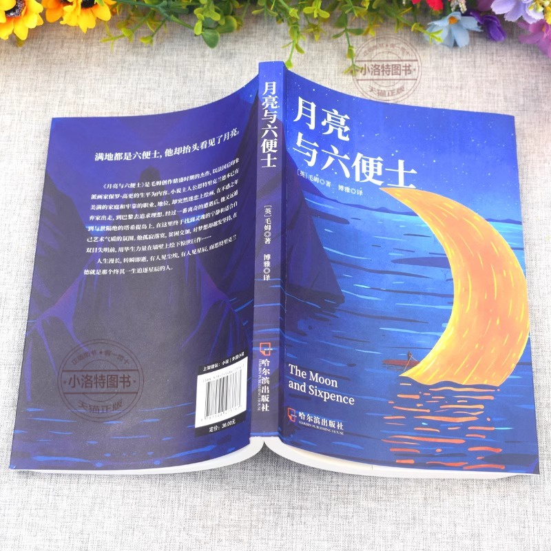 [官方正版]月亮与六便士 [正版] 月亮与六便士书籍毛姆原著长篇小说经典作品集青少年课外阅读外国小说排行榜人间失格我高清大图