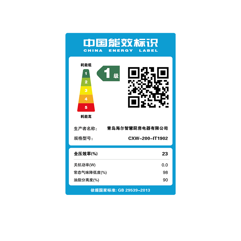 海尔智家统帅(leader)抽油烟机CXW-200-IT1902 欧式17m³大风量 家用厨房大吸力顶吸式油烟机单机高清大图