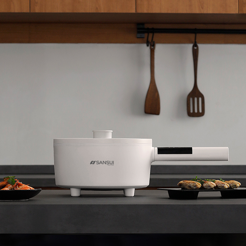 山水多用途电炒锅25升sd65cajla2503k白色视频