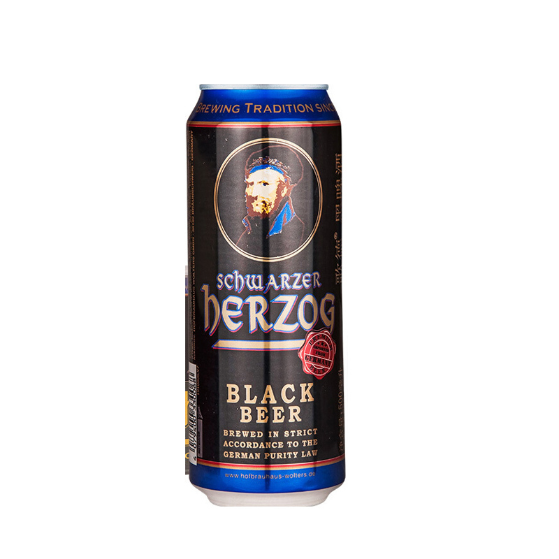德国进口 歌德(schwarzer herzog )黑啤酒 500ml