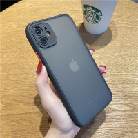 苹果11手机壳11ProMax全包摄像头iphone11新款撞色硅胶苹果11promax防摔磨砂透明苹果11同款高档简约