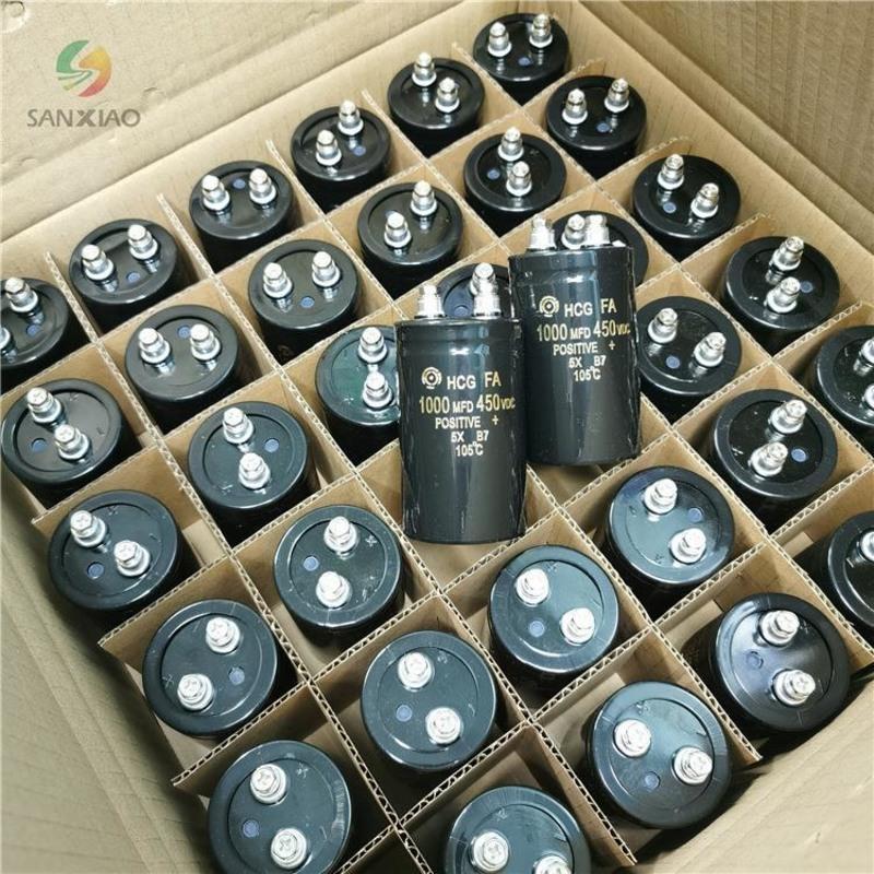 其他规格厂家直销450v1000uf3560脚电解电容变频大体积插件电容