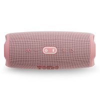 JBL CHARGE5 音乐冲击波五代 便携式蓝牙音箱+低音炮 户外防水防尘音箱 桌面音响 增强版赛道扬声器 粉色