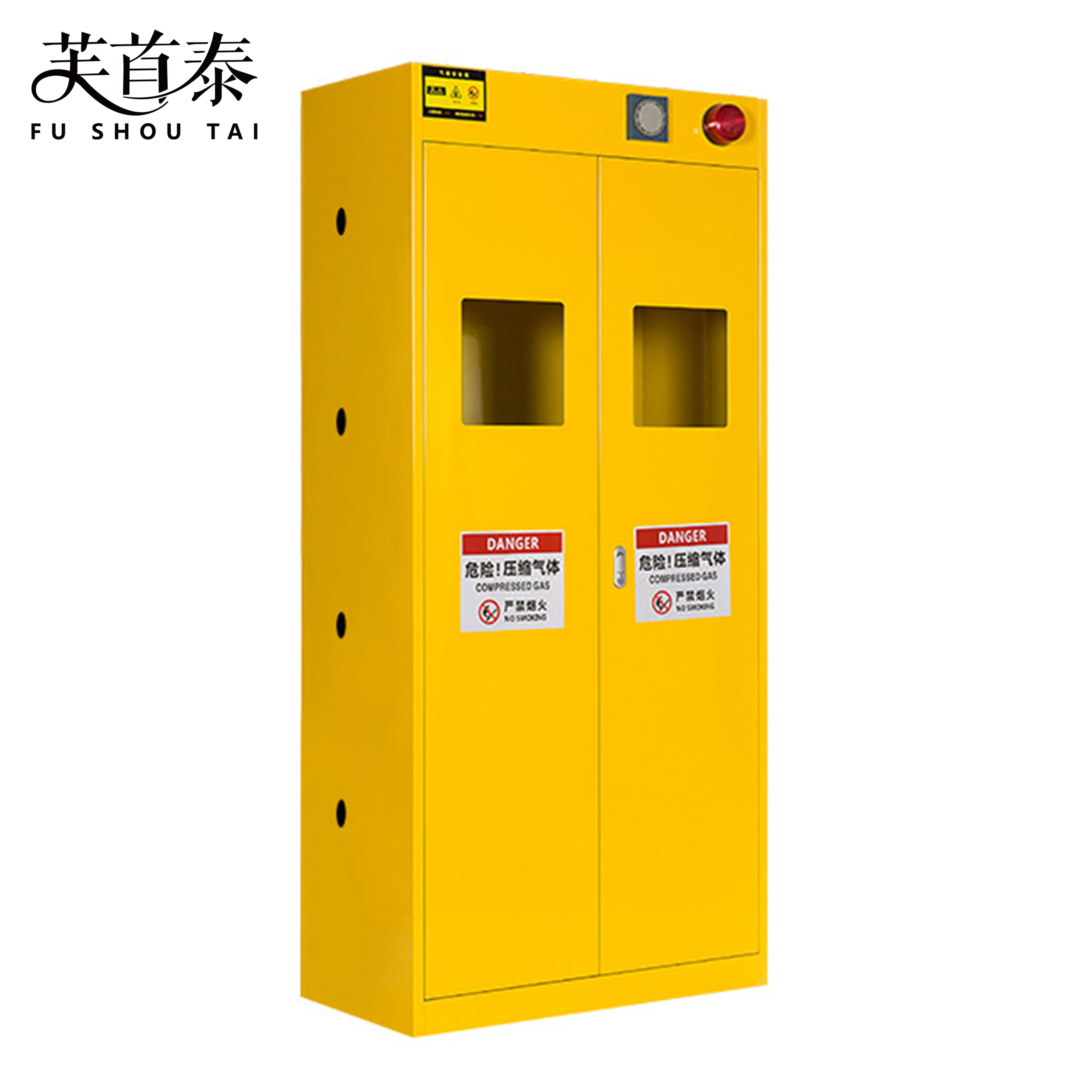 芙首泰防爆气瓶柜双瓶一代报警900*450*1900mm台高清大图