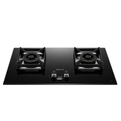 万和(Vanward)5.2kw猛火定时烹饪 家用台式嵌入式两用双灶燃气灶JZT-T9L96 台嵌两用 天然气灶