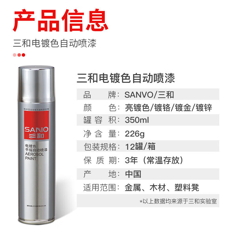 不锈钢专用修补漆350ml/罐 (318A亮铬色)高清大图