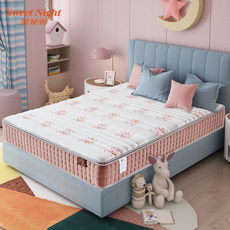 sweetnight儿童护脊弹簧床垫椰棕席梦思天然乳胶