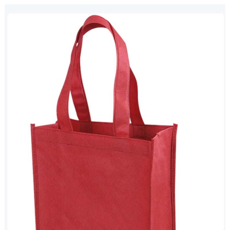 苏识 无纺布手提袋 酒红 小号 AF246 个高清大图