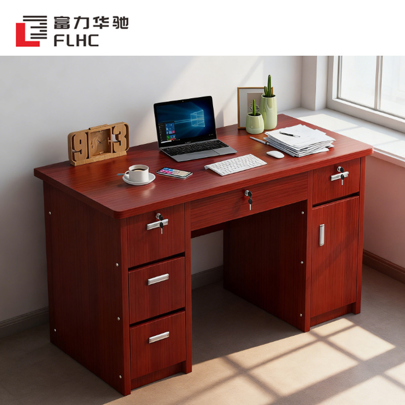富力华驰 办公桌 140*60*75cm 张高清大图
