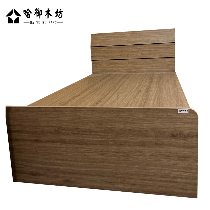 哈御木坊可定制板式木床1200*2000*400mm/张高清大图