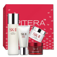 SKII-PITERA™精典入门组小红雀版套组/面部护肤套装礼盒/各种肤质通用/清爽 修护/
