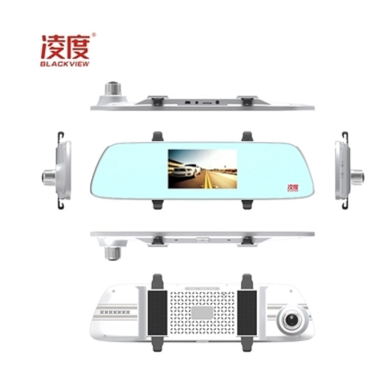 凌度(BLACKVIEW) HS860D 行车记录仪 4.3寸前后双录倒车后视